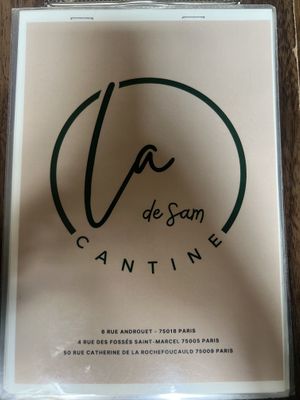 Logo  at La Cantine de Sam in Paris
