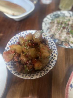 Potato harissa   at La Cantine de Sam in Paris
