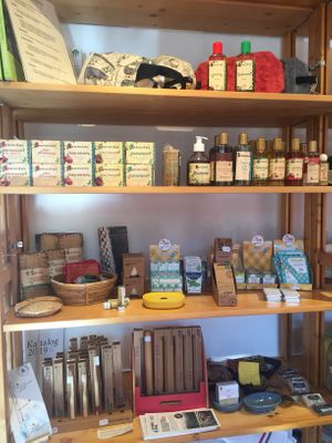 sustainable cosmetics products  at Weltladen FairOst in Stuttgart