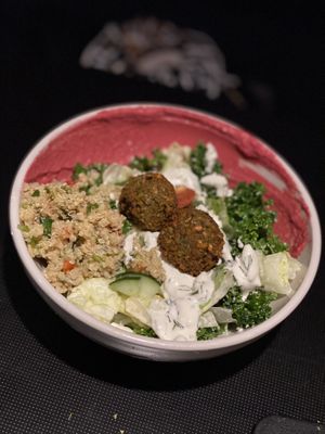 Falafel salad  at Neon Tiger in Charleston