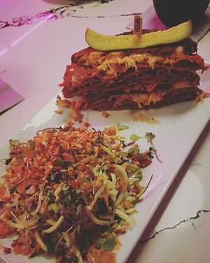 Reuben and raw pad thai at Neon Tiger in Charleston