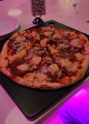 Hawaiian Pizza at Neon Tiger in Charleston