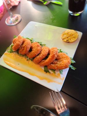 fried "shrimp" at Neon Tiger in Charleston