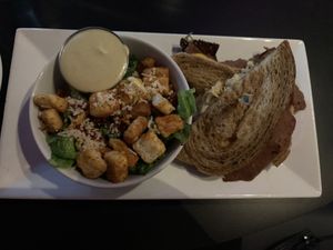 Reuben and Caesar Salad  at Neon Tiger in Charleston