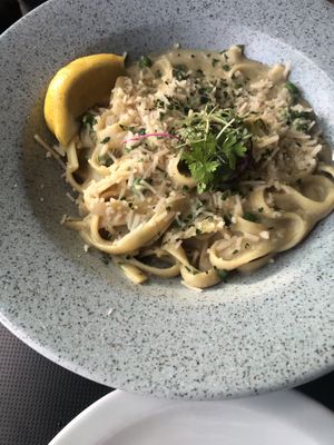 (New) fettuccine Alfredo  at Neon Tiger in Charleston