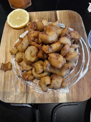 Mushroom calamari  at Neon Tiger in Charleston