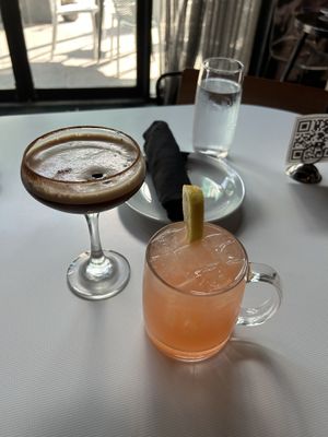 Neon tigre and strawberry mule  at Neon Tiger in Charleston