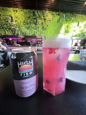 delta 8 mocktail🌀🫐  at Neon Tiger in Charleston