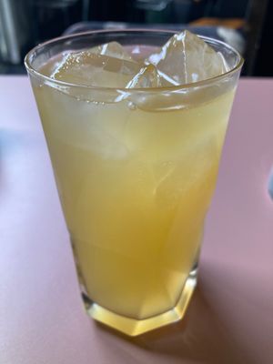 Pineapple habanero soda at Neon Tiger in Charleston