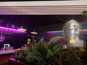 Funky retro vibe at Neon Tiger in Charleston