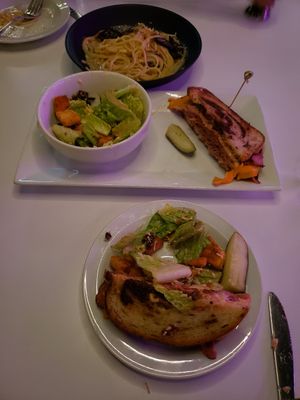 We loved the Ruben, the pasta dish and pizza at Neon Tiger in Charleston