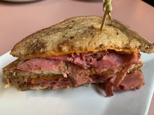 Highly recommend the Reuben! Don’t be out off by seitan, the sun is killer!   #Veganuary at Neon Tiger in Charleston