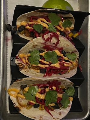 The Tacos were amazing  #Veganuary at Neon Tiger in Charleston