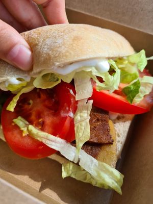 BLT sandwich at Plant & Planet in Castleton