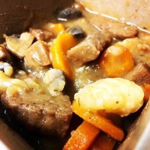 Vegan ‘beef’ cassoulet at Plant & Planet in Castleton