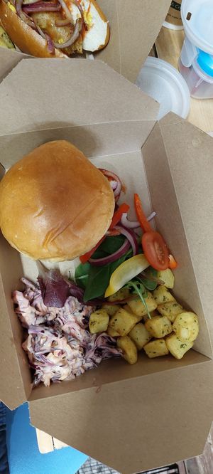 Classic cheeseburger at Plant & Planet in Castleton