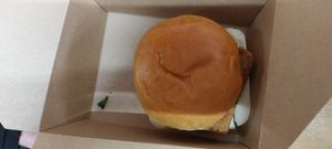 Breakfast burger at Plant & Planet in Castleton