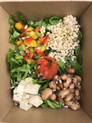 Super salad at Plant & Planet in Castleton