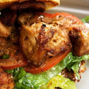 Original recipe roasted tofu at Plant & Planet in Castleton