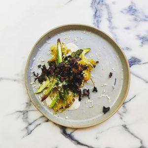 asparagus kale horseradish at Senhor Uva in Lisbon