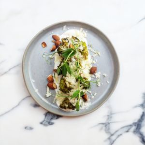 romanesco yogourt almond at Senhor Uva in Lisbon