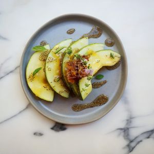 meloa chia mel  at Senhor Uva in Lisbon