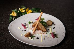 Vegan millet balls at Alpendorf Aktivhotel in St Johann Im Pongau