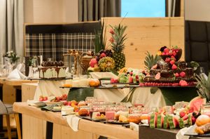 Dessert buffet at Alpendorf Aktivhotel in St Johann Im Pongau