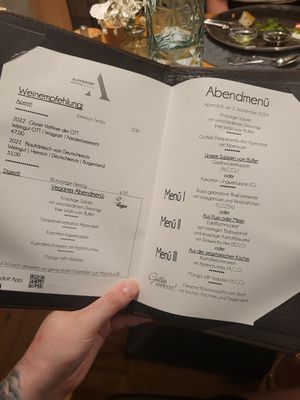 Das Menü at Alpendorf Aktivhotel in St Johann Im Pongau