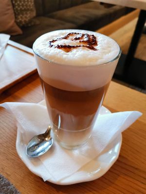 Soy Latte Macchiato at Alpendorf Aktivhotel in St Johann Im Pongau