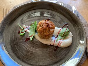 Vegetable soufflé  at Alpendorf Aktivhotel in St Johann Im Pongau
