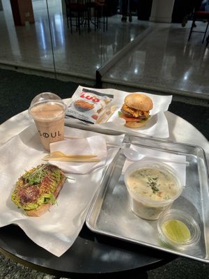 Delicious vegan food!  at Soul Nutrition in Guatemala City