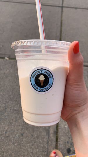 Vegan Milkshake! Vanilla 🤍  at Sweet Ride Ice Cream in West Reading