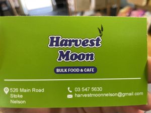   at Harvest Moon in Nelson