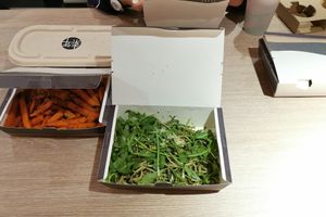 A variety of takeout and this is the said pasta at The Park by Years in Kowloon