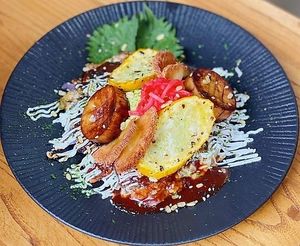 Keto Vegan Okonomiyaki ⽣酮日式大阪燒 at The Park by Years in Kowloon