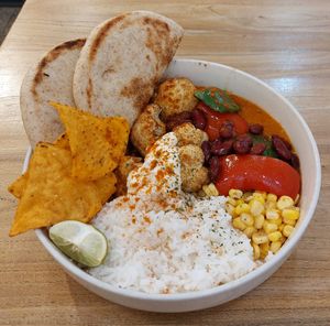 Mexican Impossible Chipotle Chili Rice Bowl 墨西哥煙燻不可能辣肉醬飯碗 at The Park by Years in Kowloon