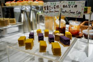 vegan desserts at Ahimsa Buffet 無肉食 - Central in Kowloon