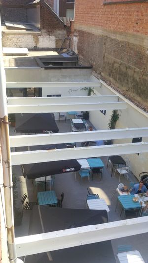 Outside at Café Lulu - Kanal in Brussels