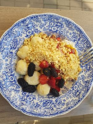 Lazy dumplings at Freeduchio in Batumi