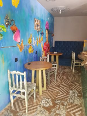 Frida inside at Freeduchio in Batumi