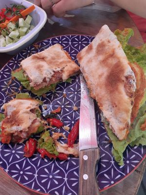 Burgepuri (lobio) at Freeduchio in Batumi