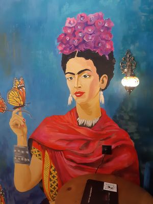 Decor at Freeduchio in Batumi