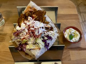 …with optional add-ons!  at Vamos Veganos in Berlin