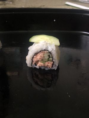 Lemon zest roll, tuna and cucumber  at Geisha House in Birmingham