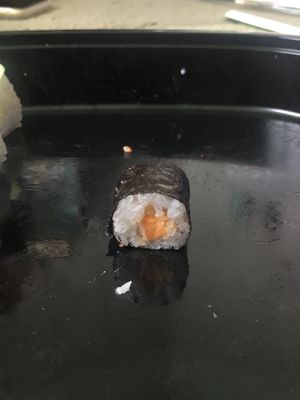 Custom maki roll with crispy sweet potato at Geisha House in Birmingham