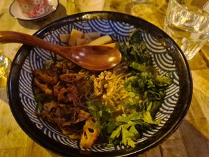 Vegan ramen at Neko Ramen in Paris