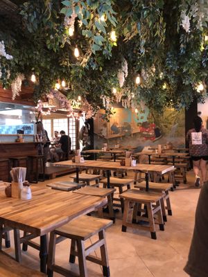 Inside  at Neko Ramen in Paris