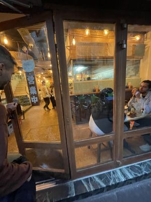 Entrance  at Neko Ramen in Paris