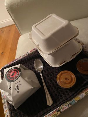 Labelled vegan they do understand veganism  at The Dead Pigeon in Rochester